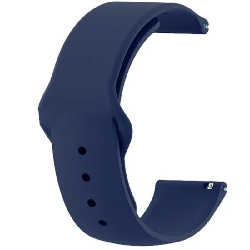 

Sport Silicone Strap For Amazfit GTR 4 3 2 Stratos 3 2 2S WatchBand For Huami Amazfit GTS 4 4Mini 3 2 2Mini Bip 6 Bip5 Bracelet Amazfit Bip 3-3 Pro полуночно-синий