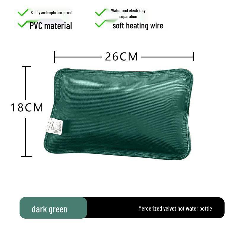 Flerbruks elektrisk varmtvannsflaske: Hånd-, midje- og fotvarmer