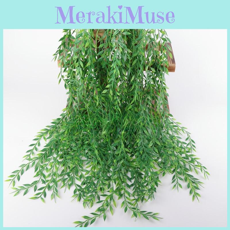 Willow Plant Artificial Wall Hanging Decoration For Bedroom Wedding Outdoor