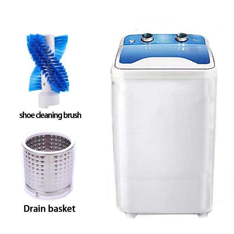 7.5KG Large Capacity Mini Electric Washing Machine Household Multifunctional Shoe Washer Portable Elution Integration Machine