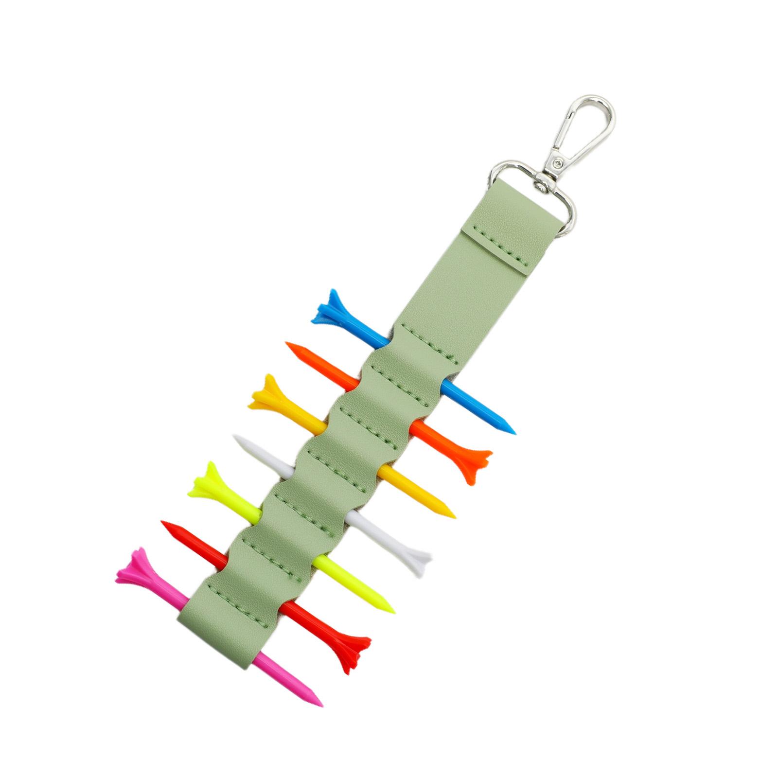 

PU Leather Golfs Tees Storage Bag Golfs Tees Holder Carry Pouch Golfs Tees Carriers Pouch Golfs Training Equipment светло-серый