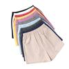Cotton and Linen Short Pants for Women, Summer Large-sized Casual Thin Wide-leg Pants