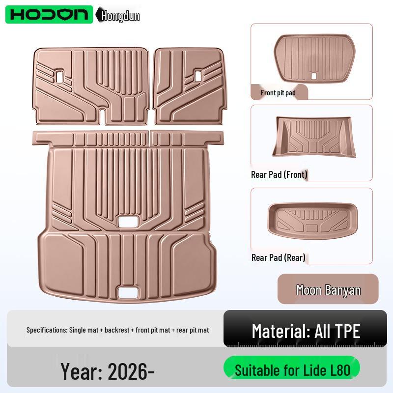 Nio LeDao L80 Car Trunk Mat TPE 26: Interior Floor Mats & Decorative Accessories for Tail Box.