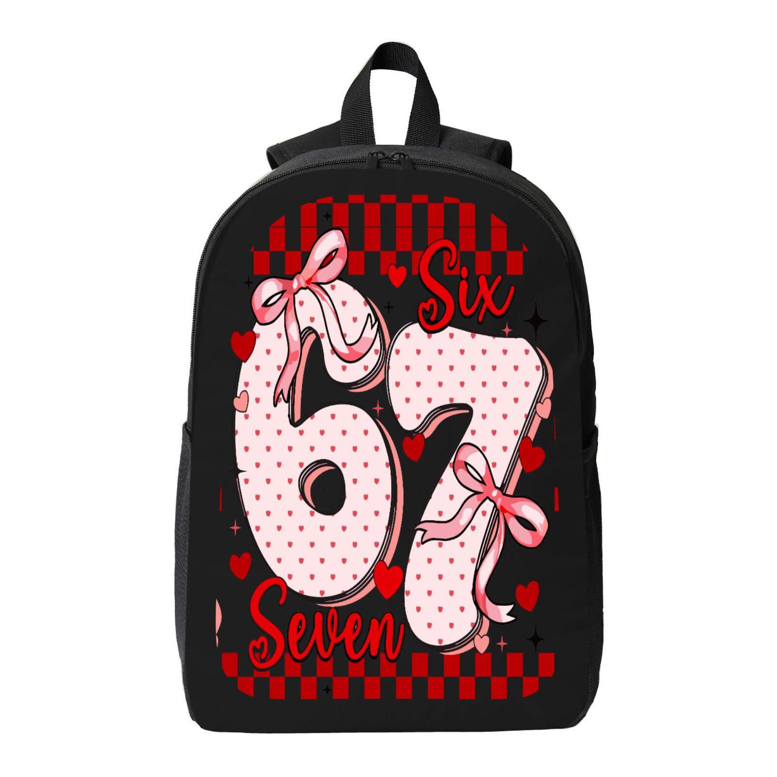 Children s Comfortable Leisure Backpack Cartoon Print Double Shoulder Bag One Size