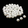 100pcs White Faux Pearl Button Sew on Skrit Garment Hat Wedding Dress Decor