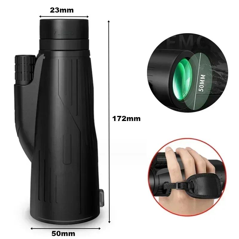 High Performance Monocular Telescopes Anti-shake Handheld Wrist Strap Portable Telescope HD High Magnification Telescope