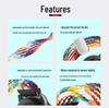 Universal Woven Nylon Magnetic Buckle Watch Band for Huawei/Samsung - 18mm, 20mm, 22mm