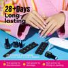 MEFA Nail Art Set 12 Colors Gel Polish UV 7ml, 6W UV Lamp, Manicure Accessories Kit, DIY Home Gifts