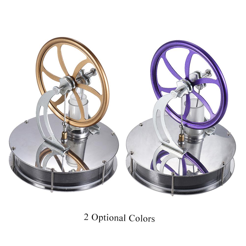 Low Temperature Stirling Engine Motor Model Heat Steam Education Toy DIY Kit