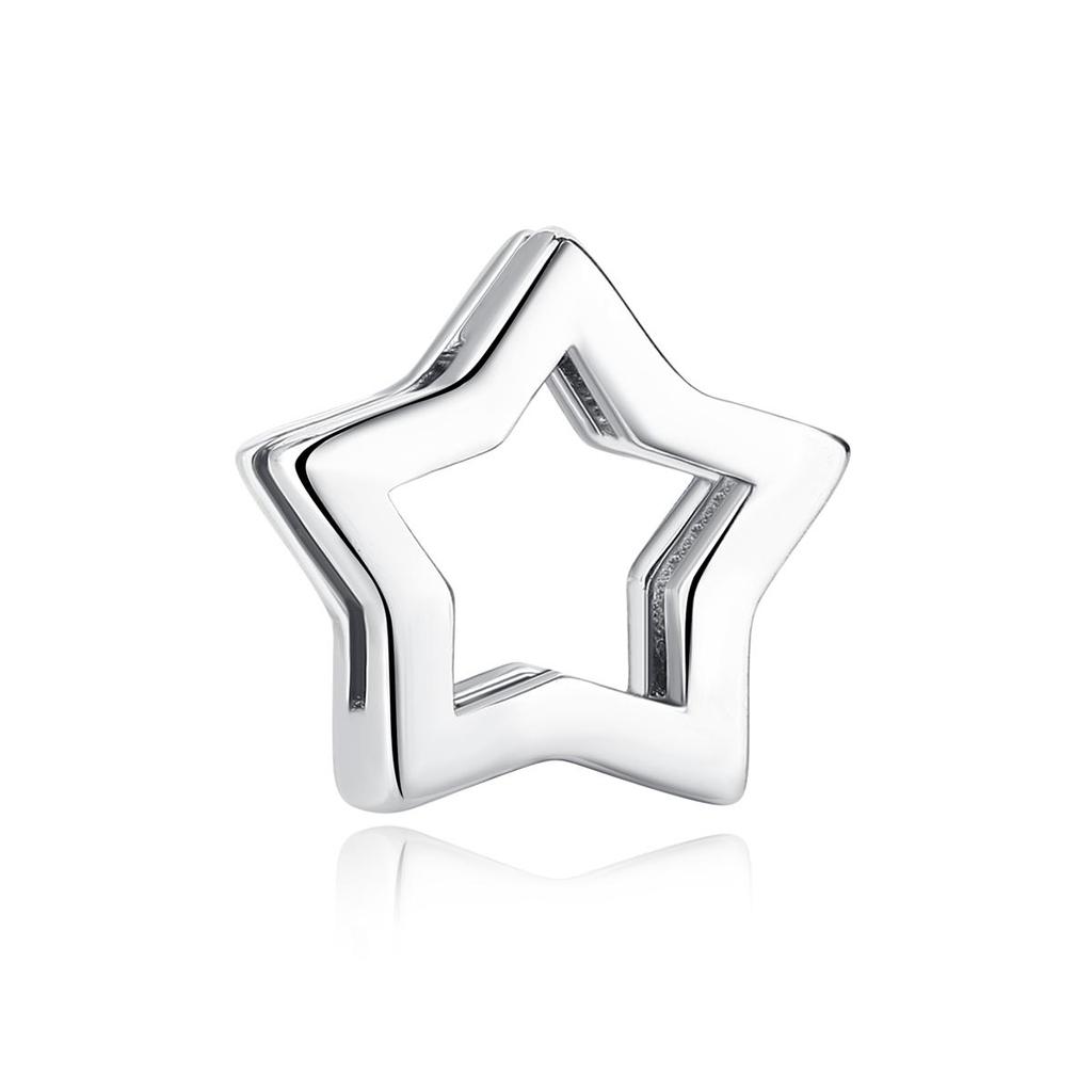 925 Sterling Silver Charms Beads Original Reflections Clip Heart Clover Crown Charm Fit Pan Brand Bracelets Jewelry For Women