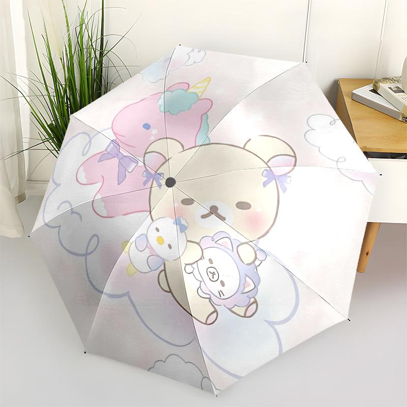 

1pc Unicorn Cloud Friends: Cute Companion with Automatic Opening/Closing Umbrella, Foldable Design, Outdoor Use, Festive Gift for Fans & Travelers.Q02