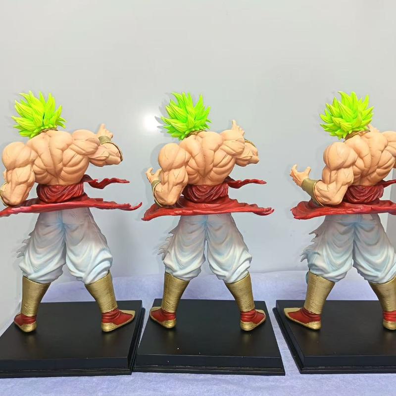 Statue Figurine 27cm/19.69inch Jt Dragon Ball Broly Ssj3 Super Saiyan Action Collection Mode Jouets Cadeaux CK Z PVC Rond Sensoriel Compression Collectionnable