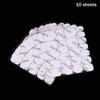 240Pcs Double-Sided Nail Adhesive Stickers Waterproof Breathable Transparent False Nail Glue Sticker Jelly Nail Tips Diy Tools