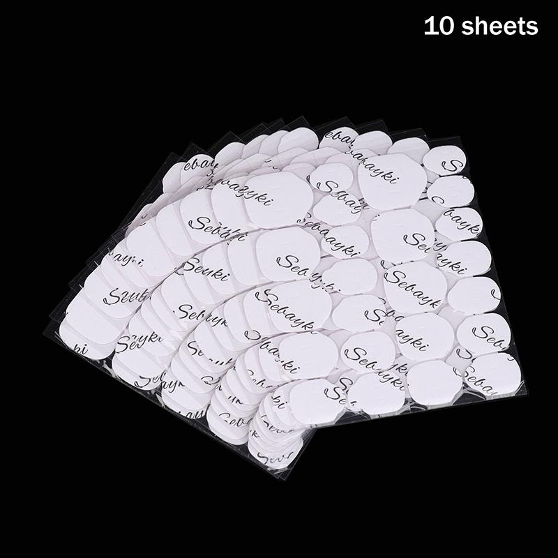 240Pcs Double-Sided Nail Adhesive Stickers Waterproof Breathable Transparent False Nail Glue Sticker Jelly Nail Tips Diy Tools