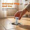 Badezimmer Waschbecken Abfluss Sieb, 3 in 1 Universeller Pop-Up Stöpsel mit Abnehmbarem Edelstahl Filterkorb Haarfänger, Waschbecken Stöpsel (Netz - 2 Stück)