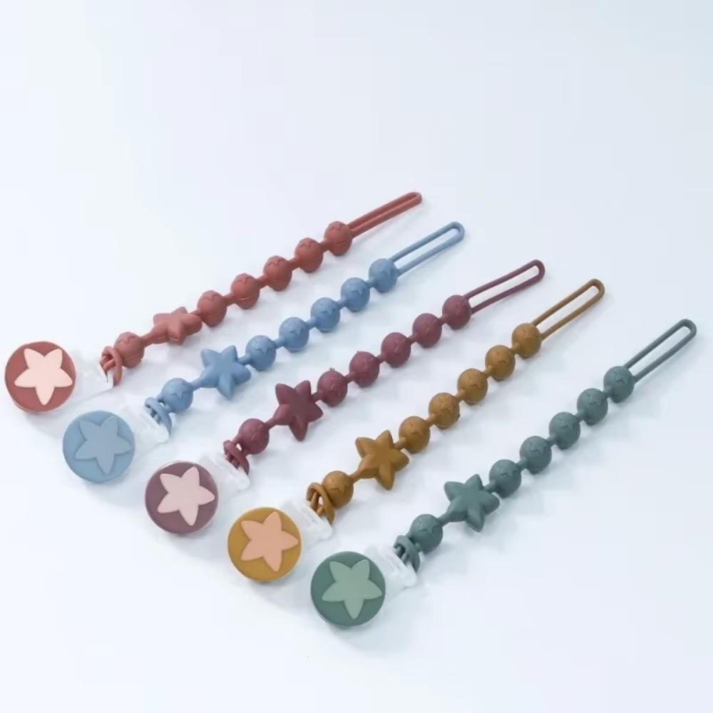 1Pc Nipple Chains Newborn Baby Items Babies Infant Silicone Pacifier Clips for Toddler Teething Soother Chew Dummy Chains Holder