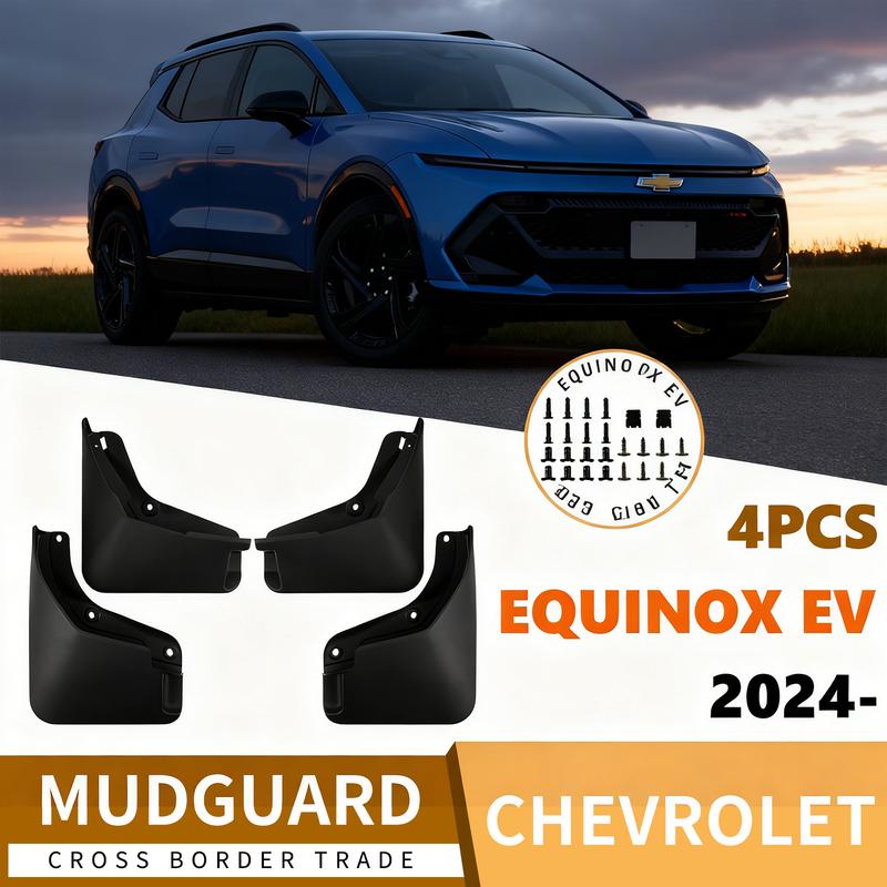 Брызговики для Chevrolet Equinox EV 2024-2025 автомобильные накладки на крылья Легкая установка расширители крыльев автомобильные аксессуары Equinox EV 2024-2025