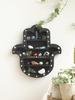 Lotus Moon Butterfly Wooden Essential Oil Crystal Shelf Display Floating Wall Shelf Boho Home Decoration Gothic Wall Decor Gift