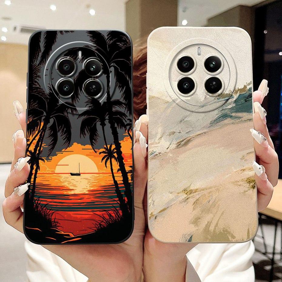Modisches Neues Design Für Realme 12+ 12X 12 5G Kamera Schutz Handyhülle Für Realme 12X 12 Plus 5G Weiche Silikon Gelee Hüllen