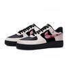 Nike Air Force 1 Horse Year Prosperity Leather Low top Skateboard Shoes Men's Black FZ0627-010(Team1862-)