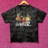 Gorillaz Y2K Svart Tie-Dye T-skjorte