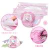 LittleForBig Adult Nonwoven Cute Disappearing Flower High Velcro 2 Large Diapers, 2-Pack, "Pinky Miki" Design, Print, Thick, Absorbency, Closure,