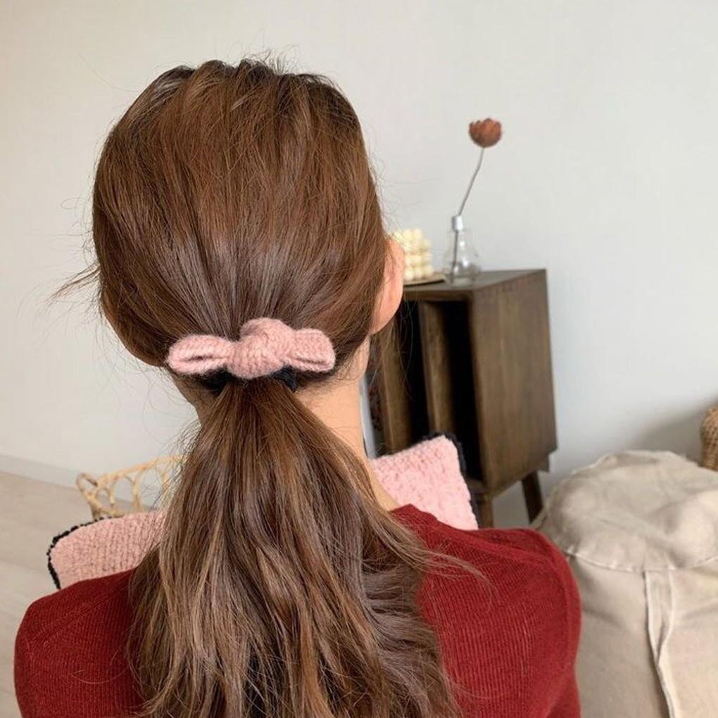 Knitted Candy Ribbon Hair Band 4p