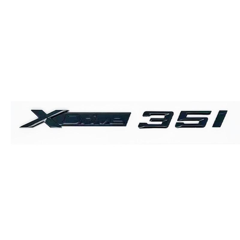 New Style XDrive Alphanumeric Trunk Emblem Sticker for BMW X5 - 28i 30i 35i 40i 48i 50i 30d All-Wheel Drive Badge