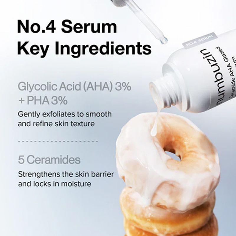 NUMBUZIN No.4 Ceramide AHA Glazed Skin Prep Serum 1.3ml (10ea)
