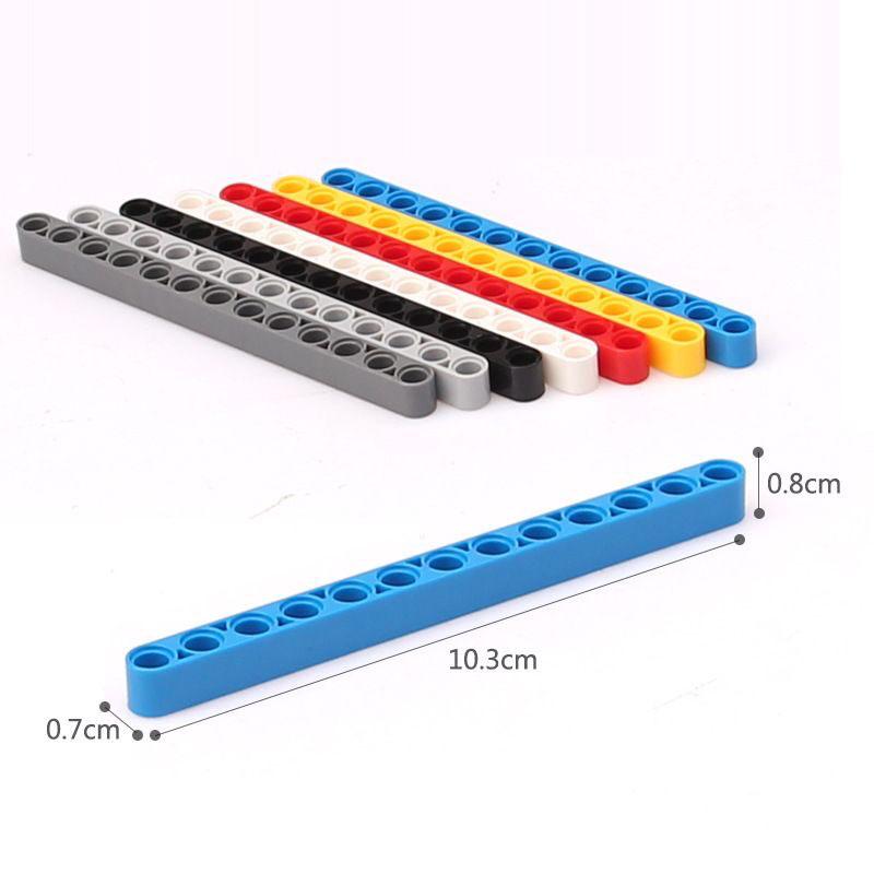 MOC Technical Liftarm Beams Bricks DIY Assembles Particles 32348 Modified Bent Brick Educational 39793 39790 Construction Toys