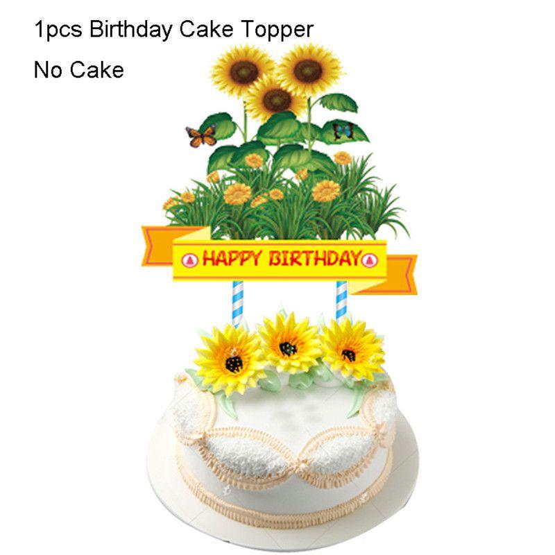 Cheerful Sunflowers Theme Party Decoration Set For Memorable Baby Showers And Kids Birthdays