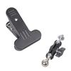Universal 360 Rotatable Metal Clamp Base 17.4mm Ball Socket Strong Iron Clamping for Camera Phone Tablet Mounts
