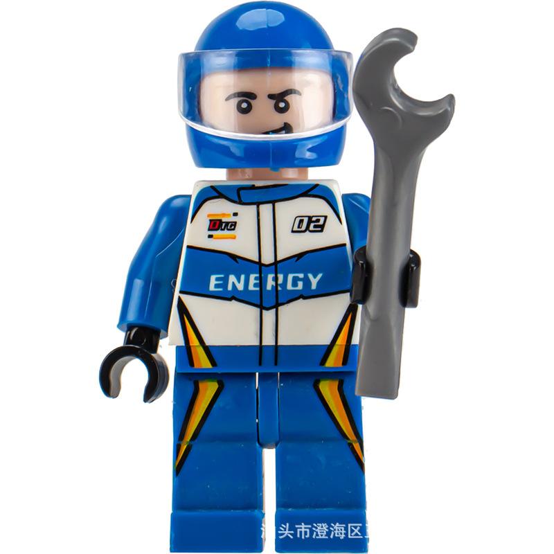 Ninja Warrior Superhero Doll With Weapon Single Building Block Assembly Toy