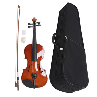 Akustik Keman Tam Ihlamur ve Çelik Tel Teller 4/4 Öğrenci Başlangıç Kemanı Başlangıç Seviyesi İçin