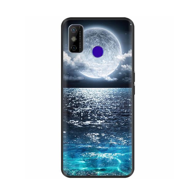 Pentru Tecno Spark 6 Go Husă pentru telefon Husa din silicon moale de desene animate pentru Tecno Spark 6 Go Spark6 Go Negru Tpu Bara de protecție drăguță de desene animate