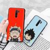 Black Case for Xiaomi Redmi 13C Note 9 iPhone XR 7 8 14 15 11 12 13 X XS Pro Max Samsung A25 S23 S24 FE Ultra Plus Black Clover