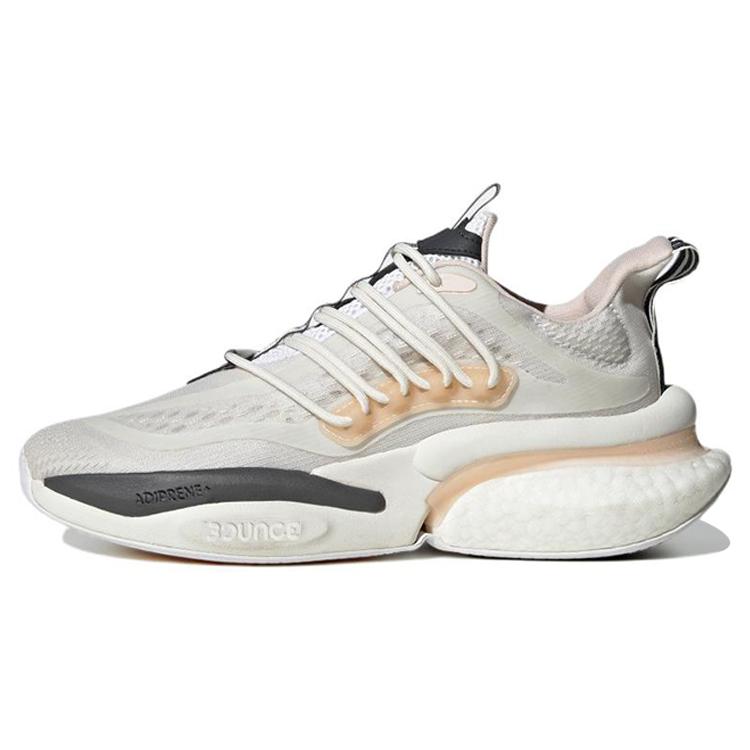 new Adidas Alphaboost V1 Cloud White Wonder Quartz Grey Women's