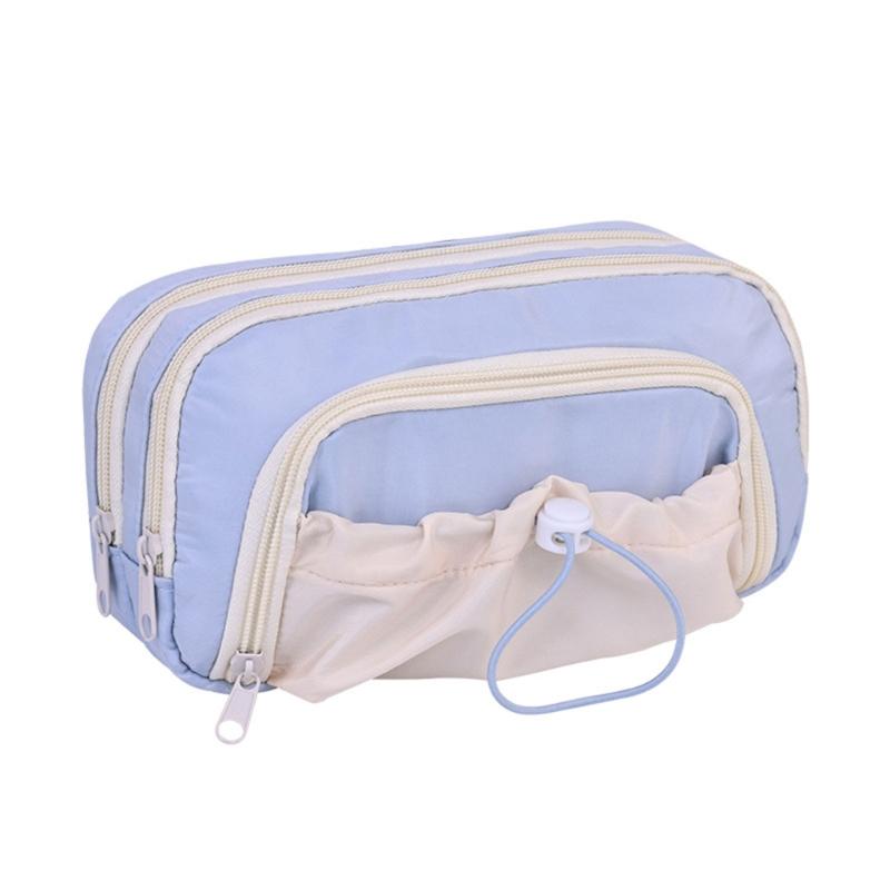 Stylish Rope Tie Organizers With Multiple Compartments Spacious Storage Waterproof Pen Organizers For Students