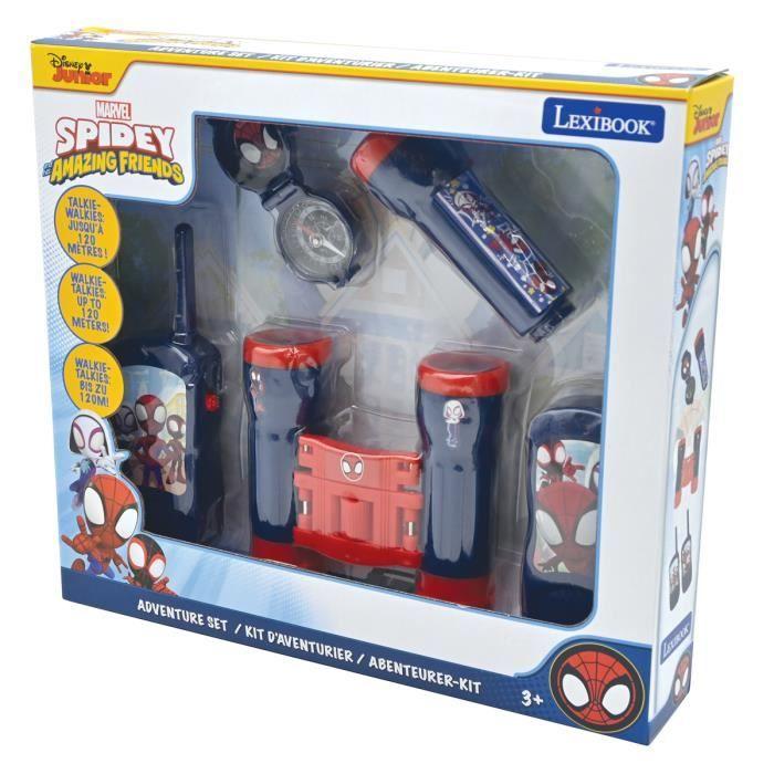 Kit D’aventurier Spidey Et Ses Amis Extraordinaires Avec Talkie-walkie Portée 120m.