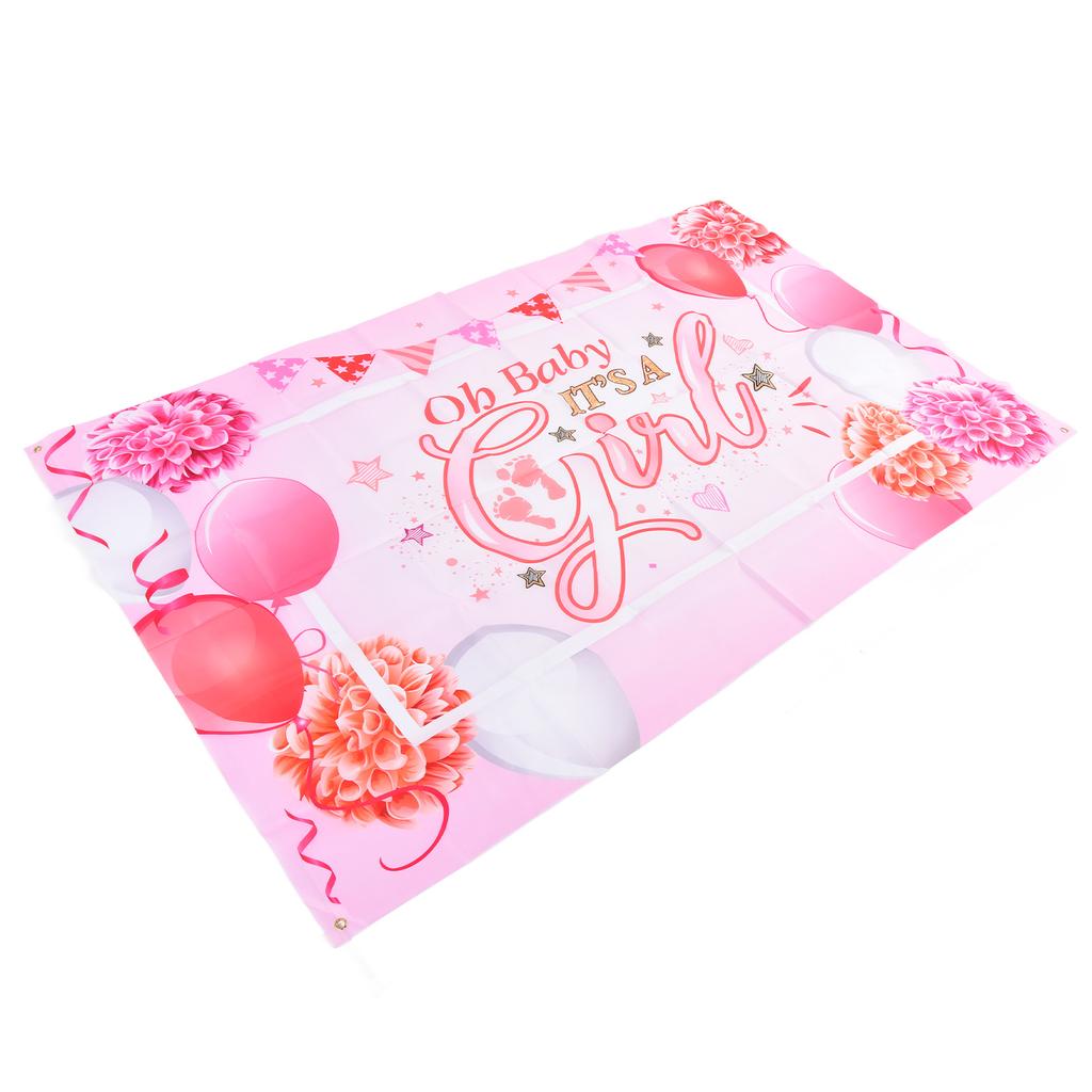 Baby Shower Backdrop Safe Easy Cleaning Exquisite Beautiful Baby Shower Decorations