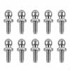 10 Pieces RC Car Screw Threaded Shaft M1.4 Machine