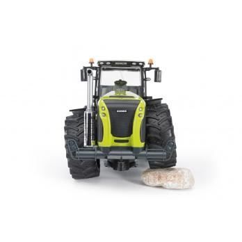 Tracteur claas xerion 5000 - bruder - jouet pour enfant de 3 ans et plus - capot ouvrable - vert