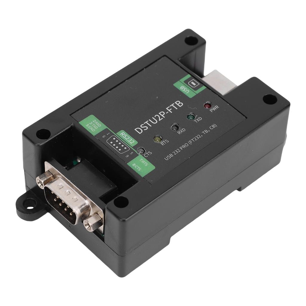 USB To RS232 PRO Serial Converter Module Integrated Power Isolation Serial Adapter Module with Rail DB9 Male USB B