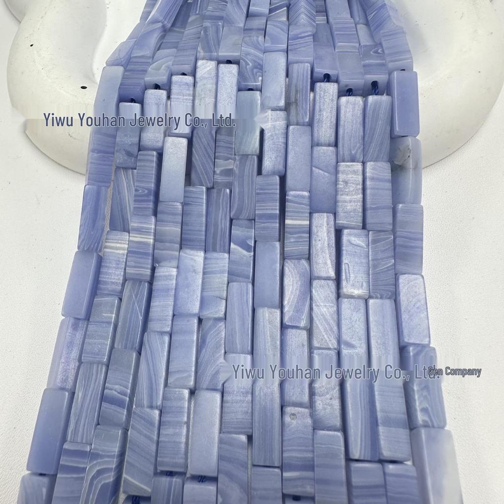 4x13mm Natural Stone Rectangle Bar Beads for DIY Jewelry and Bracelets