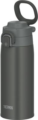 Thermos Vacuum Insulated Portable Mug with Carry Dark DGY Loop, 550ml, Gray, JOS-550