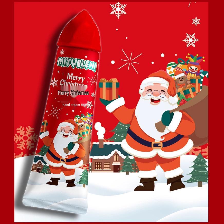 Mi Yue Le Ni Christmas Ice Cream Hand Cream 30g - Hydrating, Non-Greasy, Moisturizing, Refreshing Cone