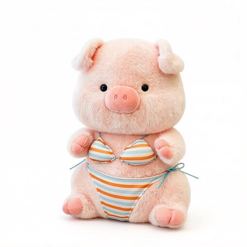 Expectation Plush Toy Cute Bikini Pig Plush Pillow For Kids And Teens