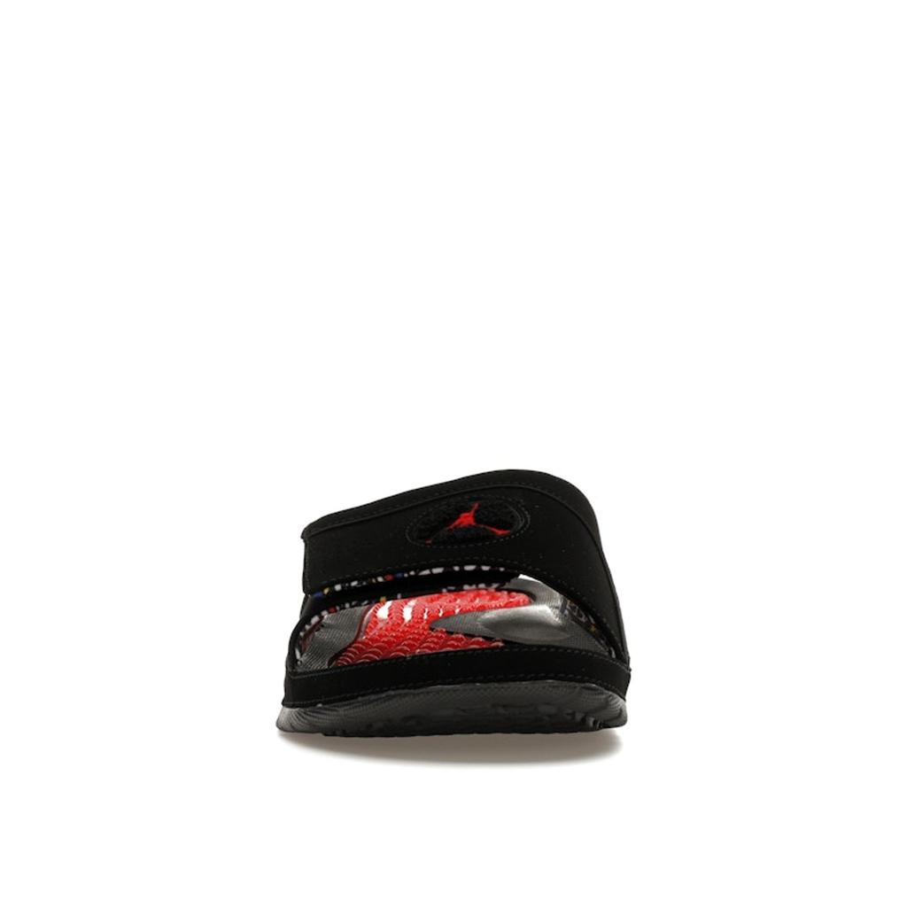 Air Jordan Hydro 8 Retro Slide Playoff Men Sneakers Black Varsity-Red White FD7674-001