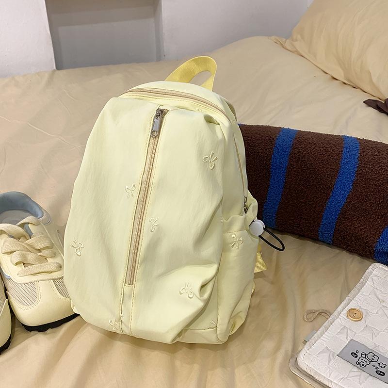 

Simple Small Backpack for Girls High School and College Students small жовтий