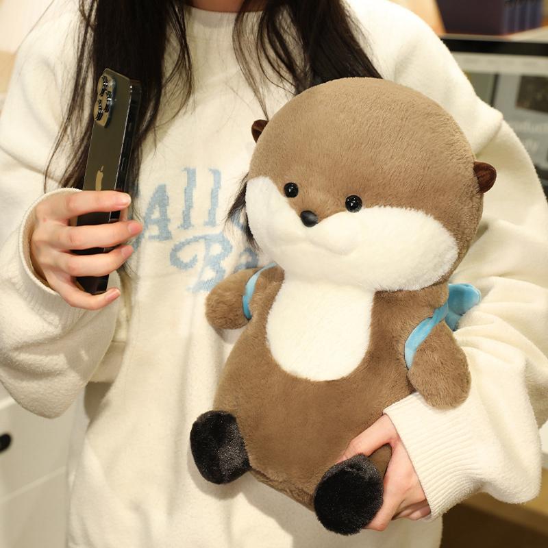 Non-Toxic Otter Plush Cute Little Otter Plush Doll Fish Head Starfish Otter Pendant Doll Cute Children Heart Creative Gift